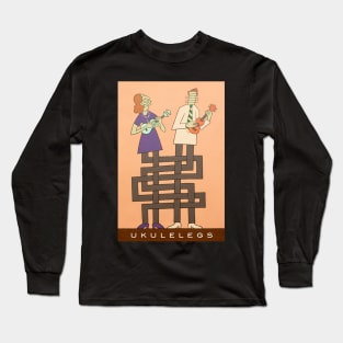 Ukulelegs with title Long Sleeve T-Shirt